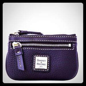 Pebble Grain small coin purse- Dooney & Bourke
